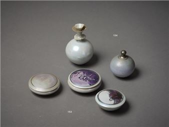 Two porcelain perfume bottles - Beverly Luxton