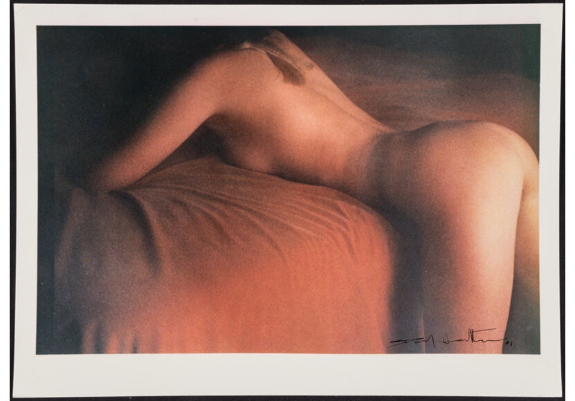 Artwork by David Hamilton, Nude on Bed, Made of Dye coupler print