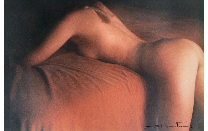 Artwork by David Hamilton, Nude on Bed, Made of Dye coupler print