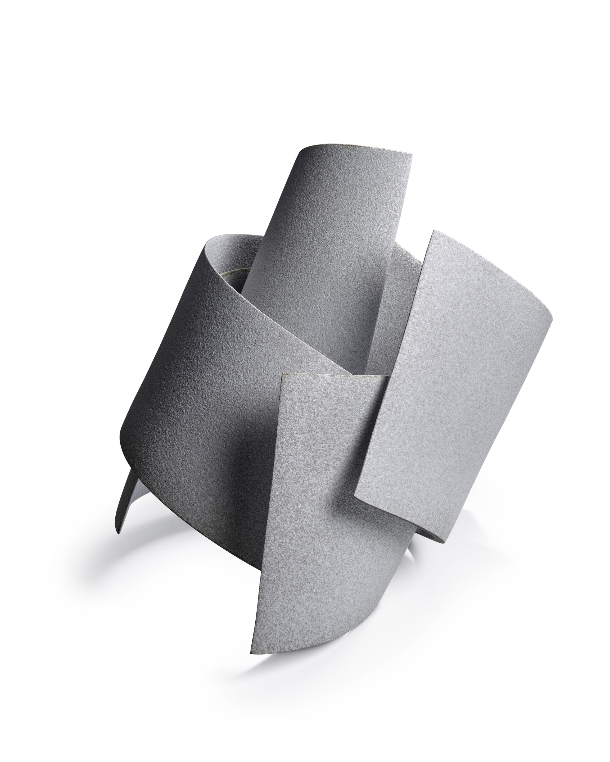 Artwork by Kanjiro Moriyama, Turn, Made of wheel-thrown, cut, glazed, assembled, and gas-fired stoneware components