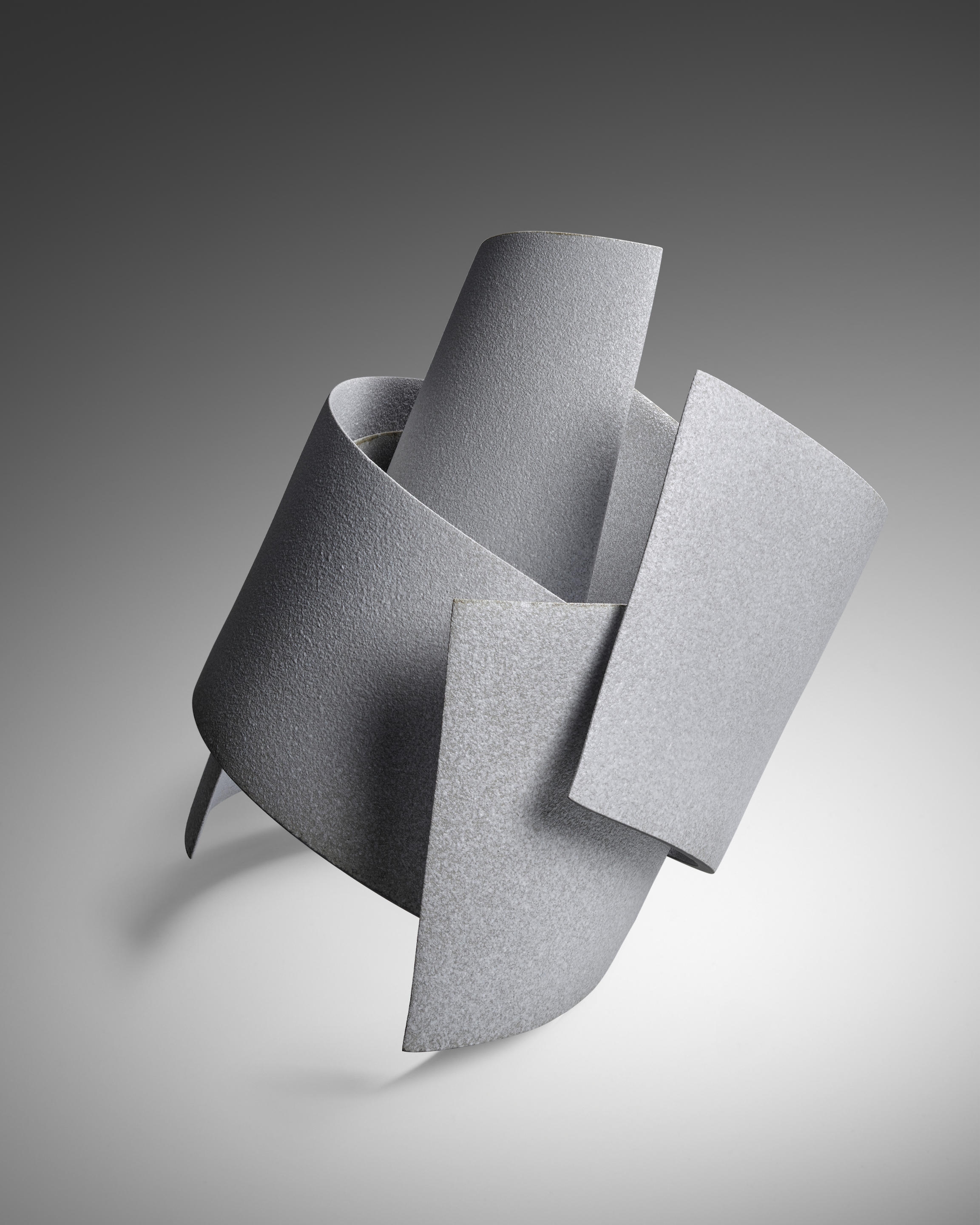 Artwork by Kanjiro Moriyama, Turn, Made of wheel-thrown, cut, glazed, assembled, and gas-fired stoneware components