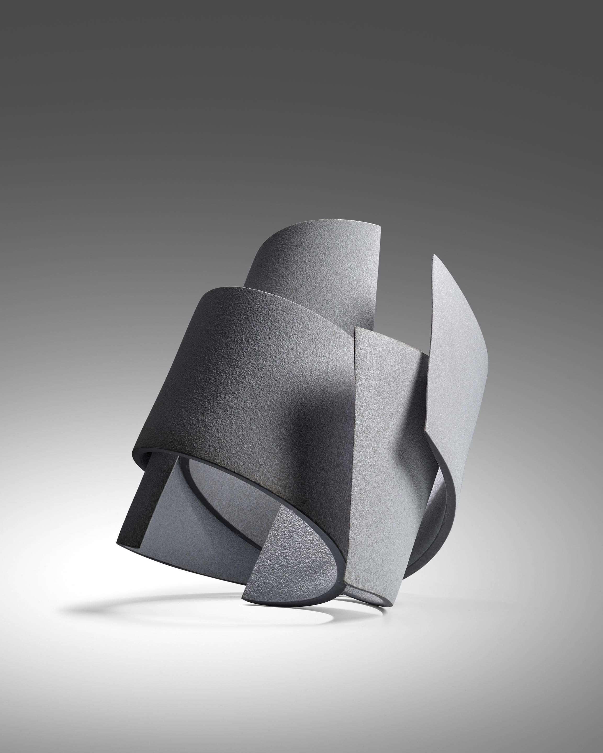 Artwork by Kanjiro Moriyama, Turn, Made of wheel-thrown, cut, glazed, assembled, and gas-fired stoneware components