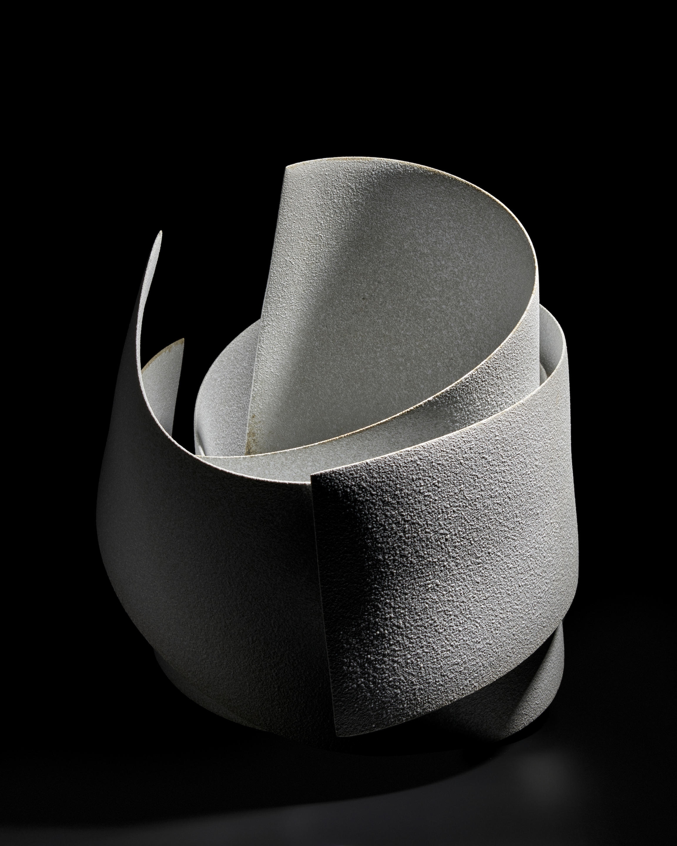 Artwork by Kanjiro Moriyama, Turn, Made of wheel-thrown, cut, glazed, assembled, and gas-fired stoneware components