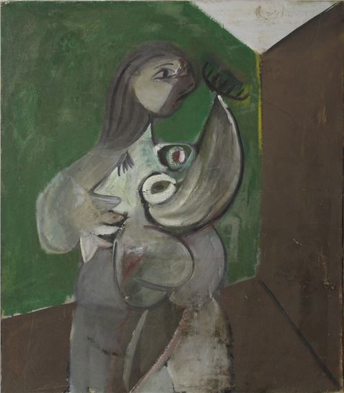 Cubist woman by Thom Leyland