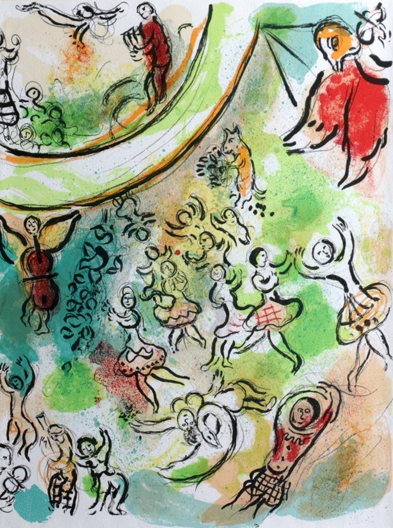Jacques Lassaigne Le plafond de l'opéra de Paris by Marc Chagall, 1965