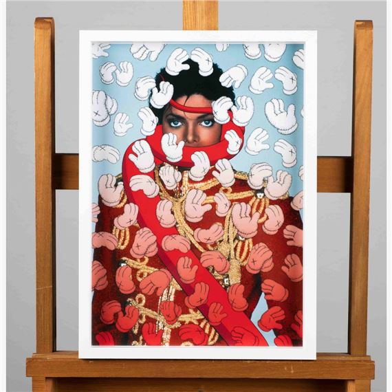 Kaws/Michael Jackson ON the Wall/アートポスター Michael Jackson