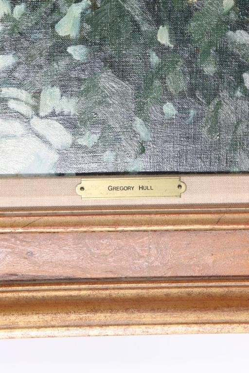 Gregory Hull Still life with fruit and flowers (1980) MutualArt