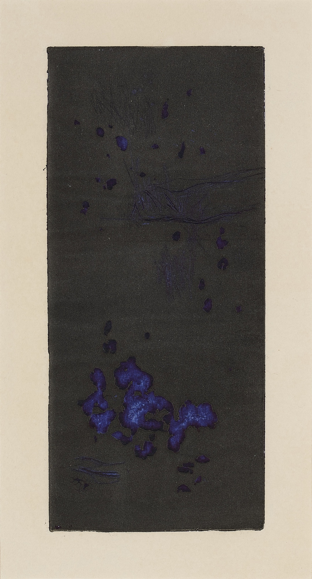 Artwork by Zahoor ul Akhlaq, Untitled, Made of A set of three intaglios printed in colors on paper