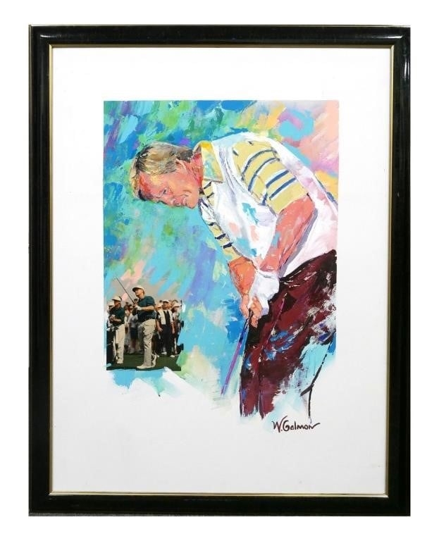 Winford Galmon Painting of Jack Nicklaus MutualArt