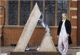 Polly Morgan Unveils Open! Channel! Flow! at the Royal Society of Sculptors.