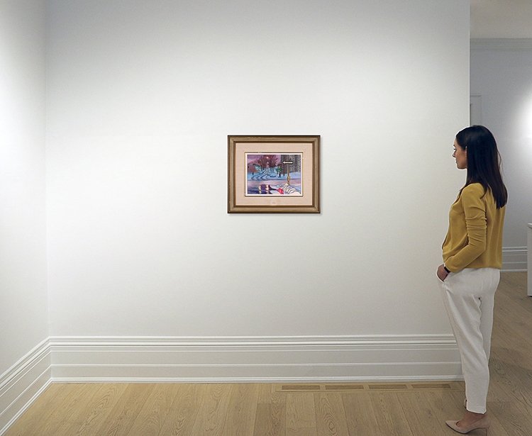 Artwork by Philip Henry Surrey, Côte St. Antoine Rd., Made of acrylic on canvas