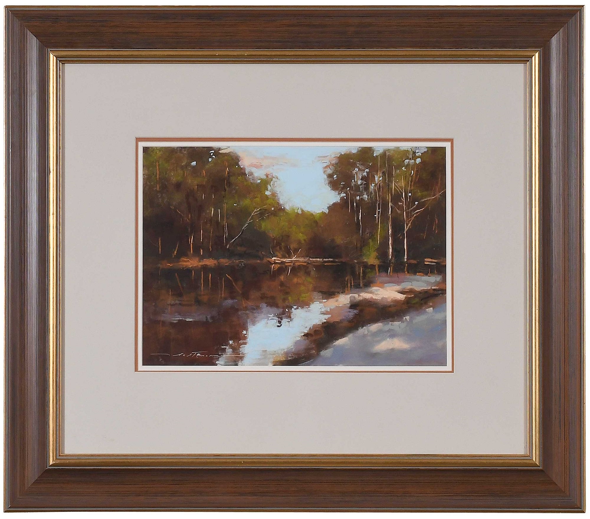 Artwork by Alan Flattmann, Bogue Falaya, Made of pastel on paper