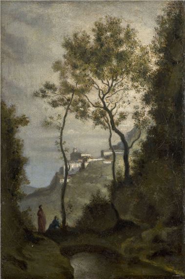 Jean Baptiste Camille Corot | Souvenir de Toscane (1796) | MutualArt