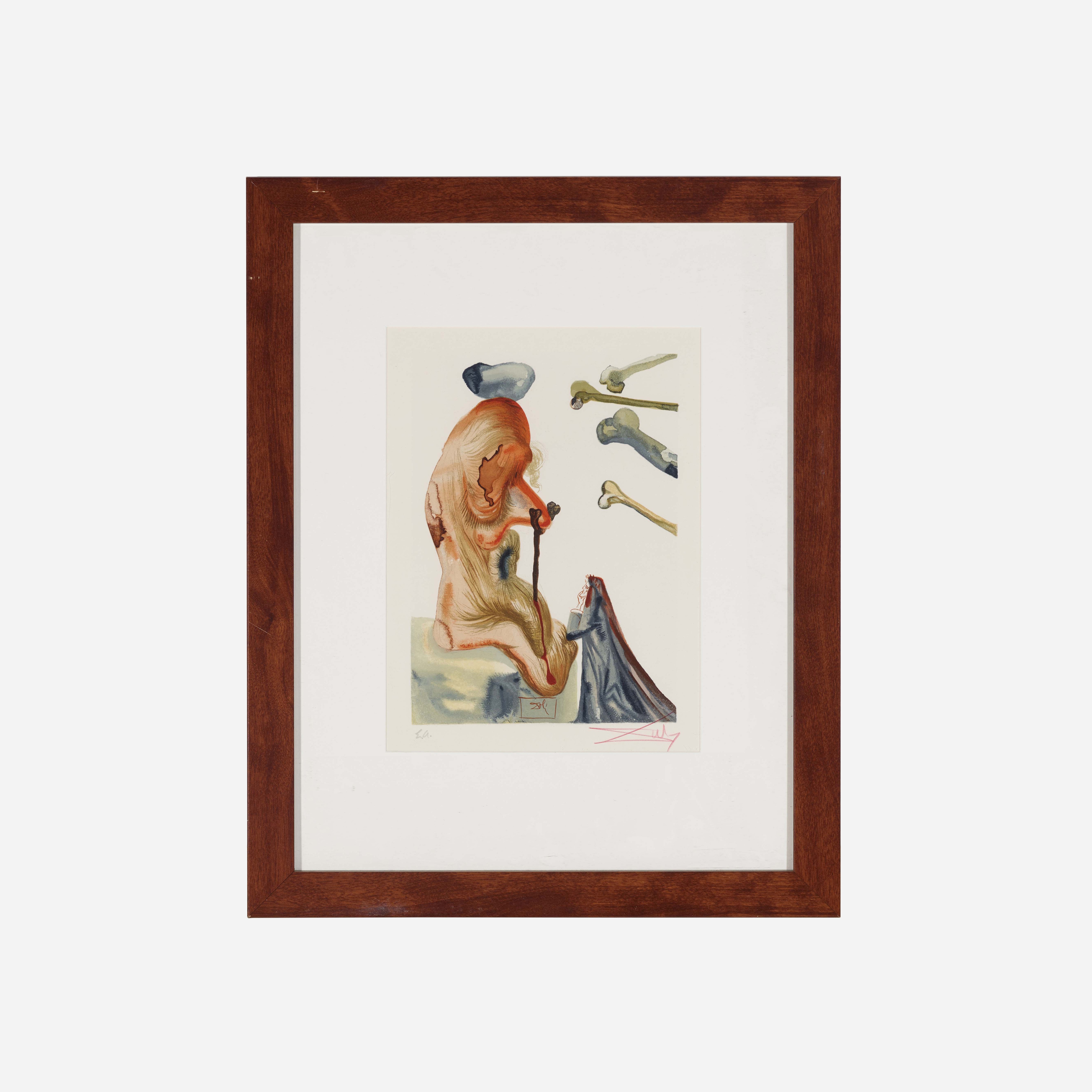 Salvador Dalí | The Flatterer (from the Divine Comedy portfolio) (1960 ...