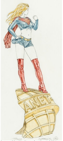 Supergirl Illustration - Luis Royo