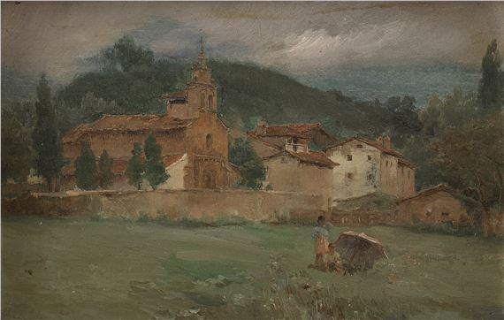 Paisaje by Casimiro Sainz y Sainz