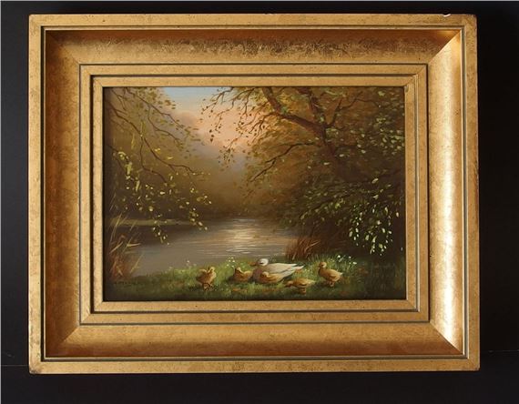 JOHANNA MEYER ORIGINAL OIL PAINTING by J. Meyer