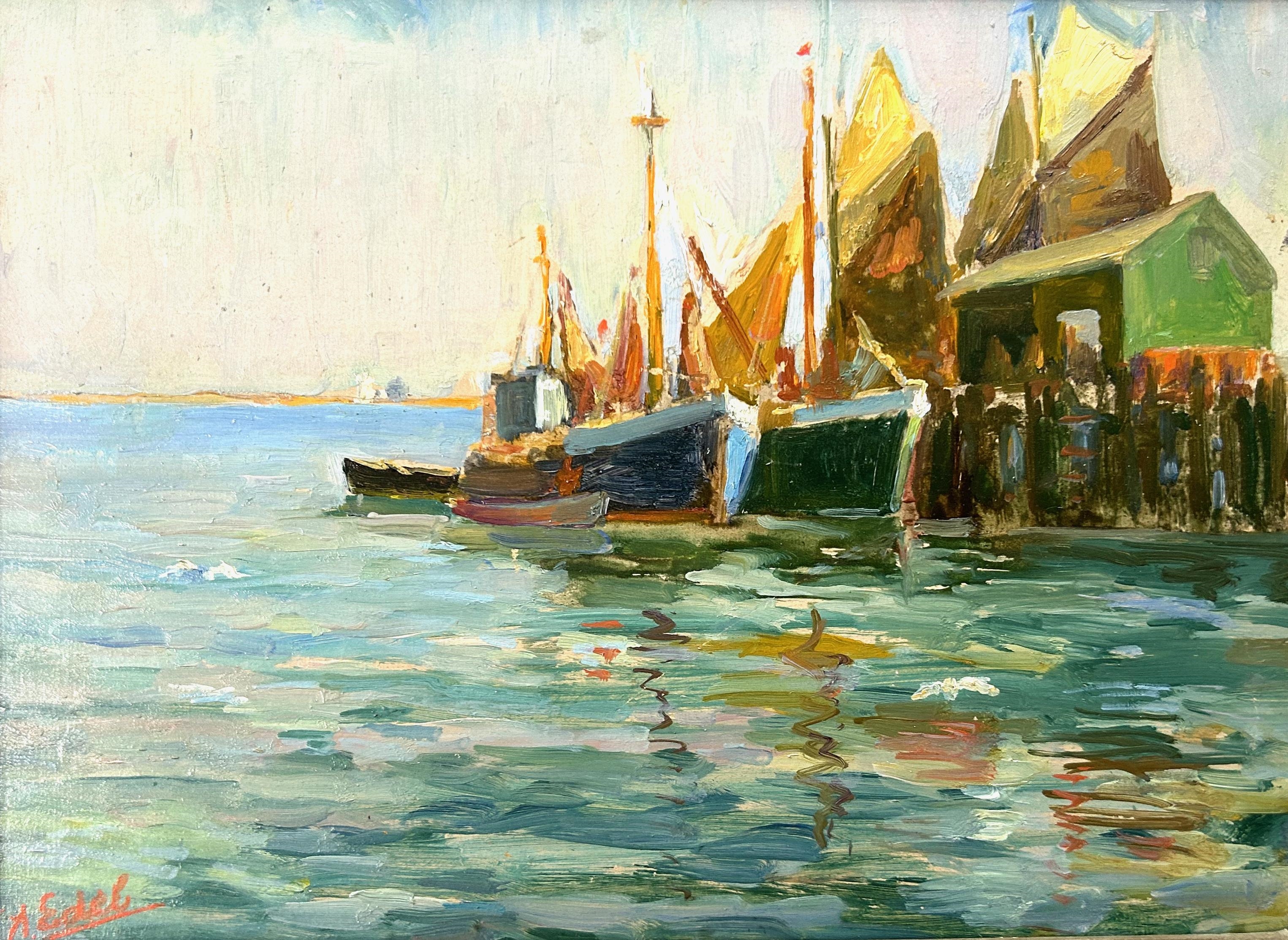 Albert Edel | ALBERT EDEL (1890-1961) Provincetown (1932) | MutualArt