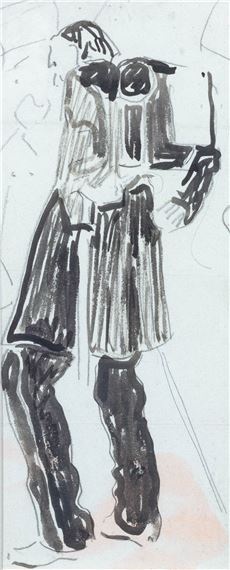 Studie zu den Jenenser Studenten by Ferdinand Hodler