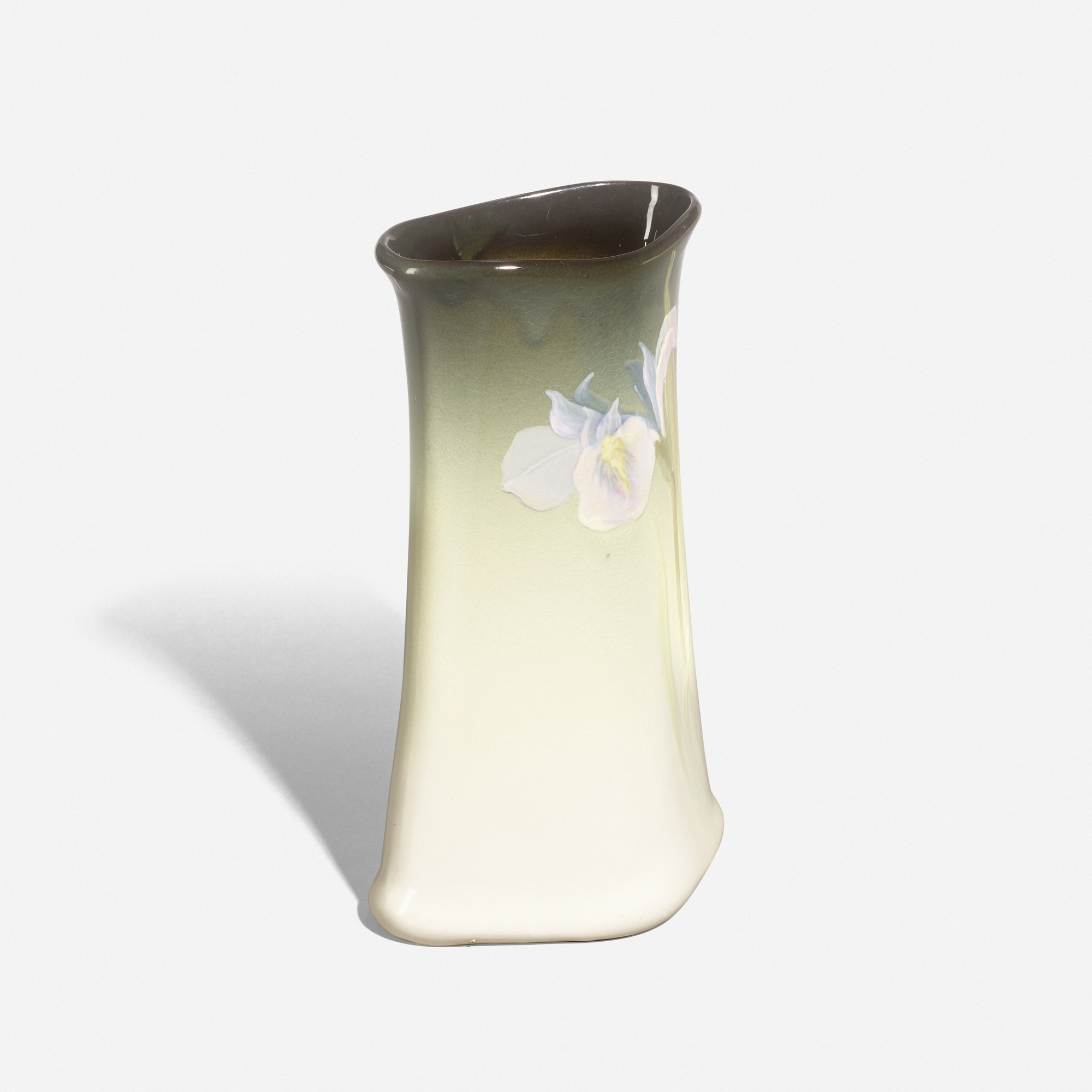 Charles Chilcote Eocean Rose vase with Japanese irises (Circa 1905) MutualArt