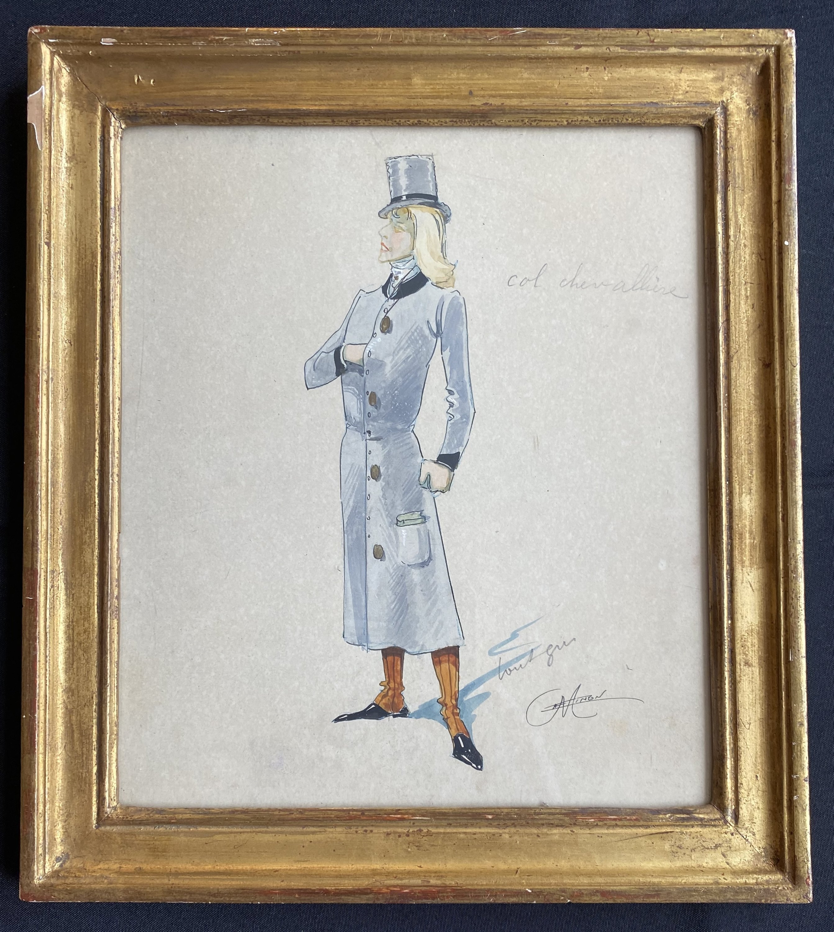 Artwork by Arthur Minon, Danseuse, Made of Watercolors and gouaches on paper