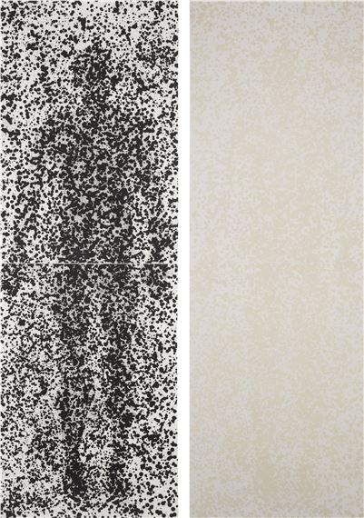 Bodies in Space (Black); and Bodies in Space (White) (Two Works)