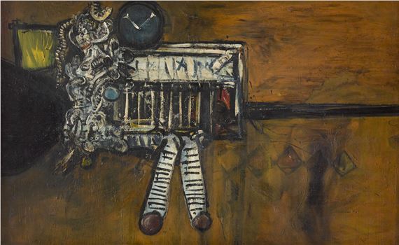 The White Magician by Alan Davie, Executed in 1956.