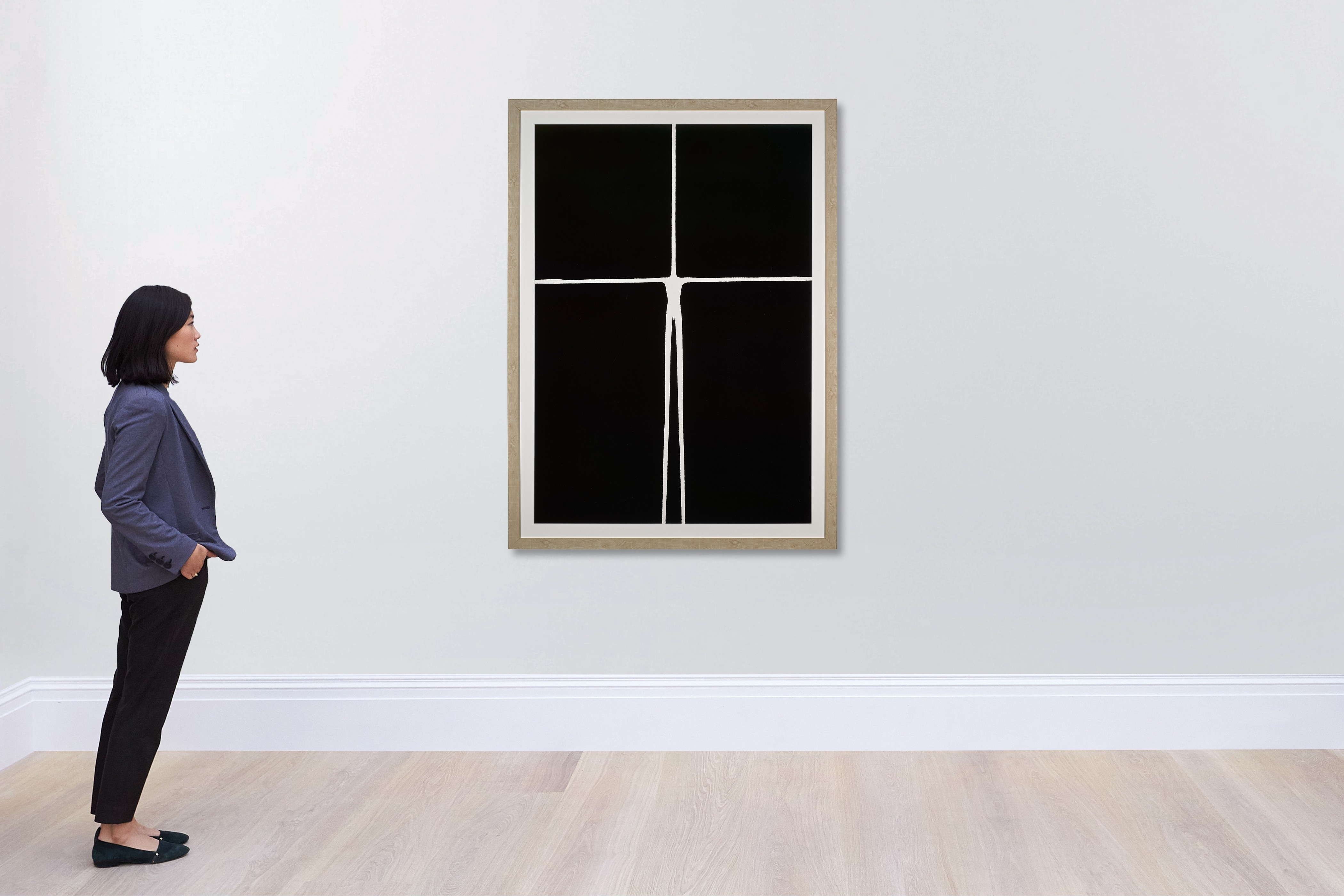 Artwork by Antony Gormley, Space, Made of Lithograph