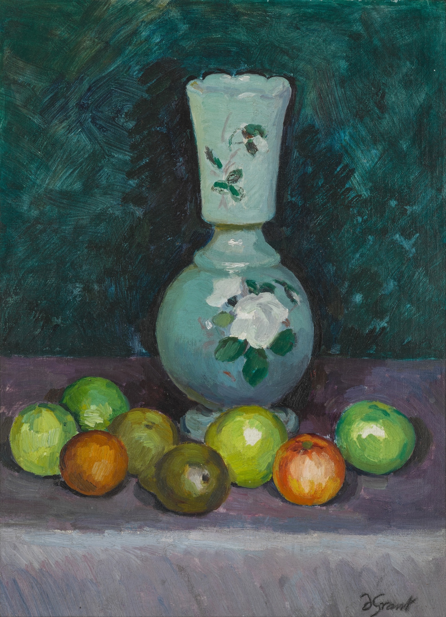 Still Life with Apples and Vase