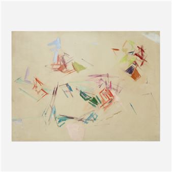 Untitled (Floral Still Life) - Mercedes Matter