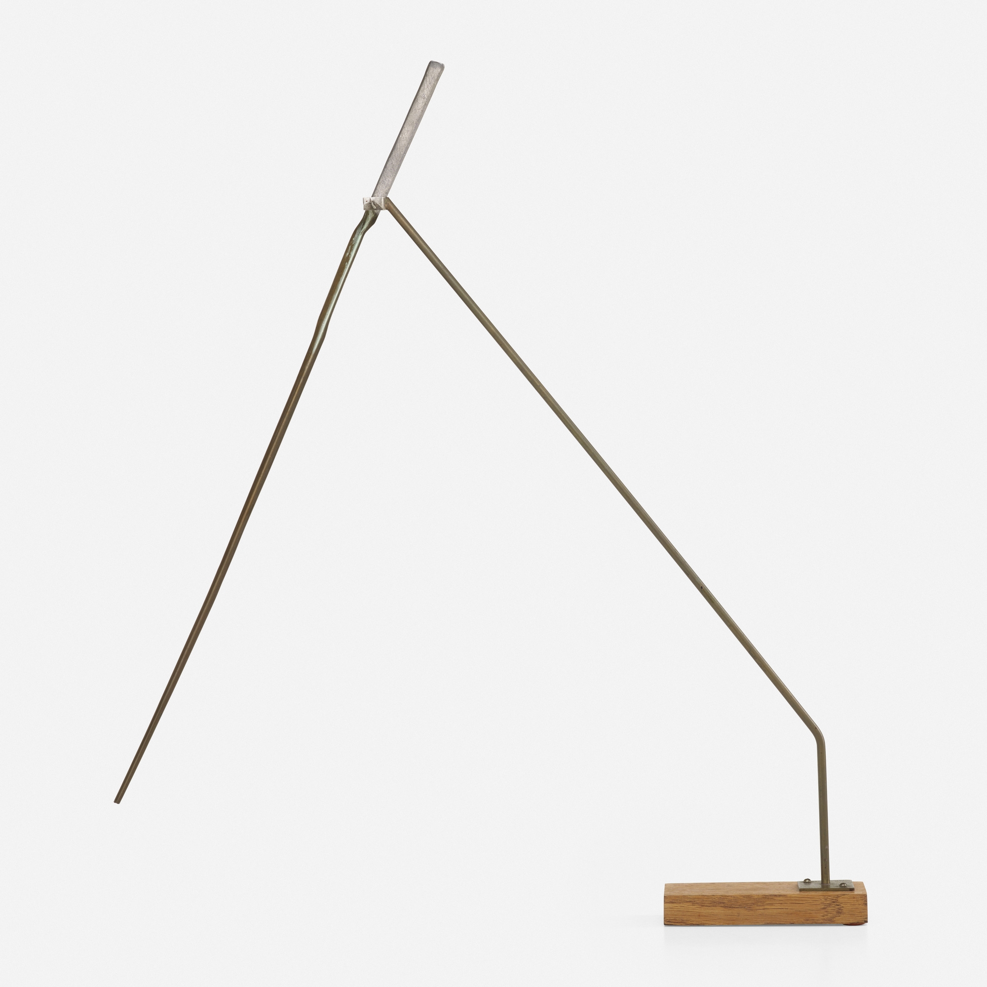 George Rickey | One Fixed One Moving Line Spread (1984) | MutualArt