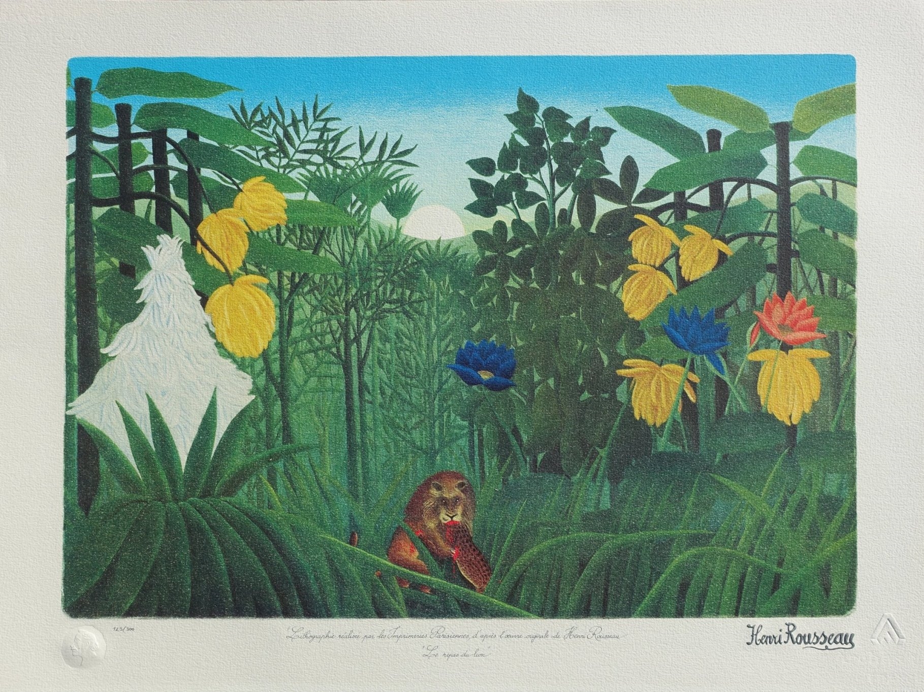 Henri-Émilien Rousseau | The Lion's Meal | MutualArt