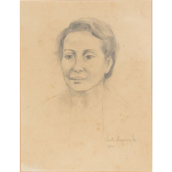 Untitled (Serene Lady) by Anita Magsaysay-Ho, dated 2000