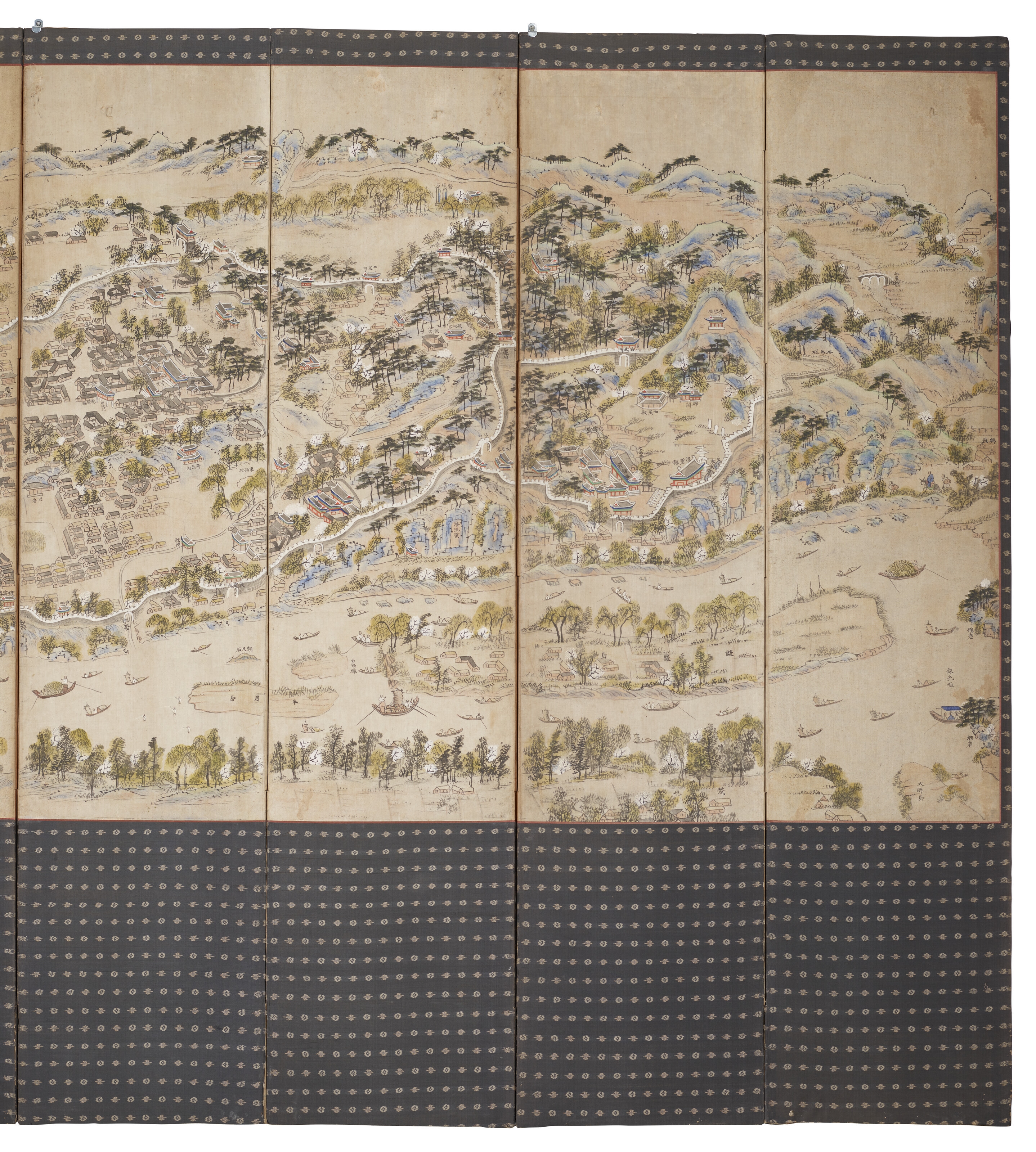 Korean School, 20th Century | Map of Pyongyang | MutualArt