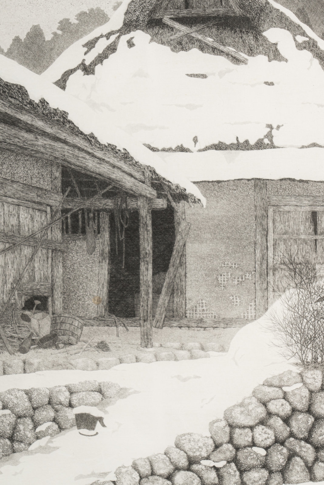 Ryohei Tanaka | Snowy Hatago Snowy Scene | MutualArt