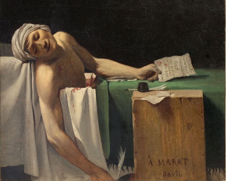 Jacques-Louis David | The Death of Marat | MutualArt