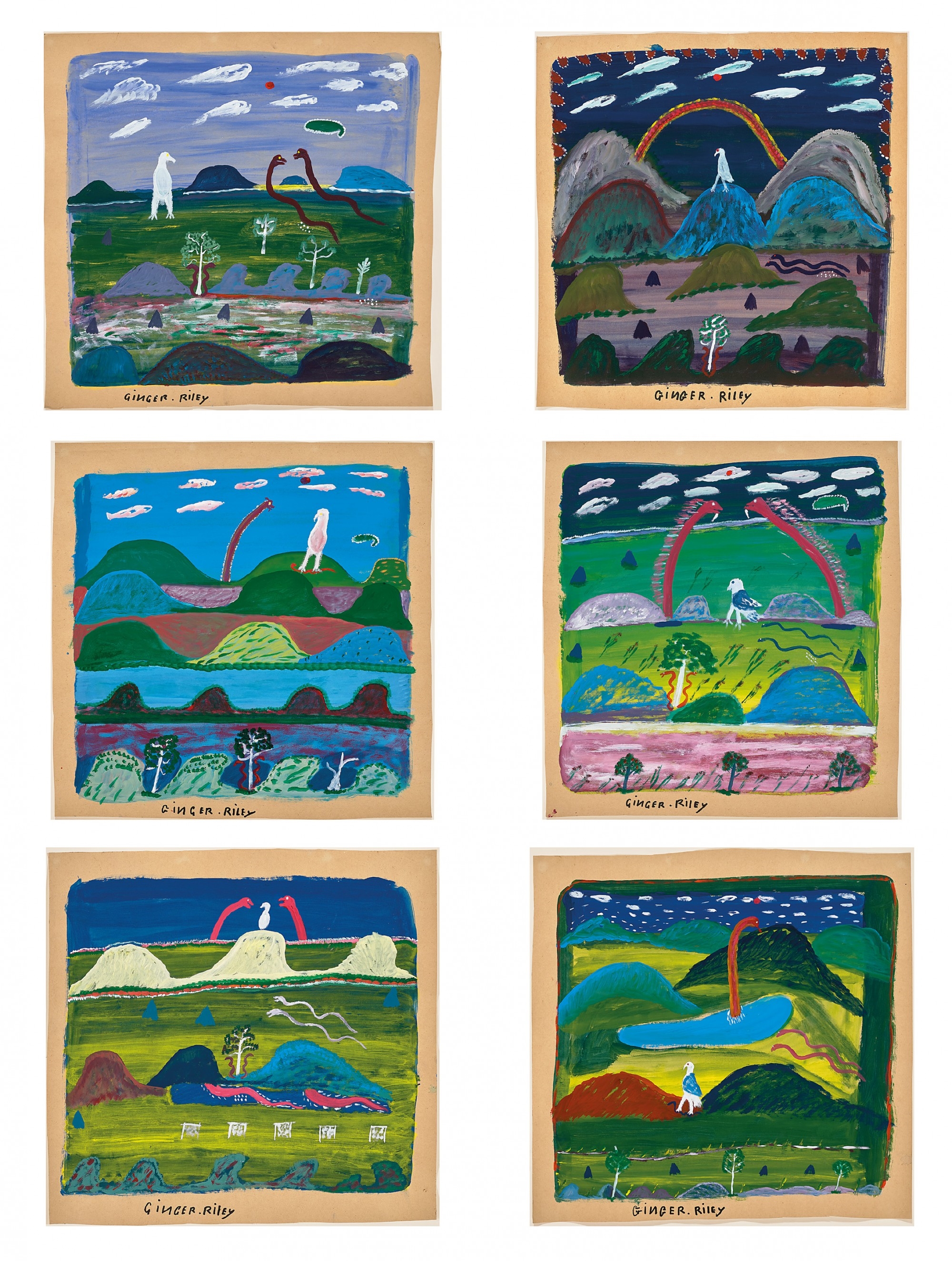 Ginger Riley Munduwalawala | SIX WORKS | MutualArt