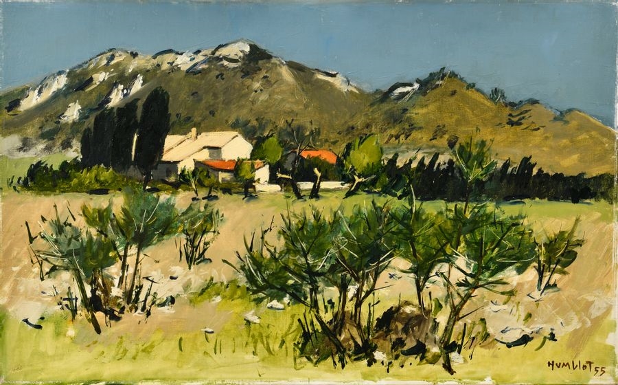 Artwork by Robert Humblot, Paysage, Made of Oil on canvas