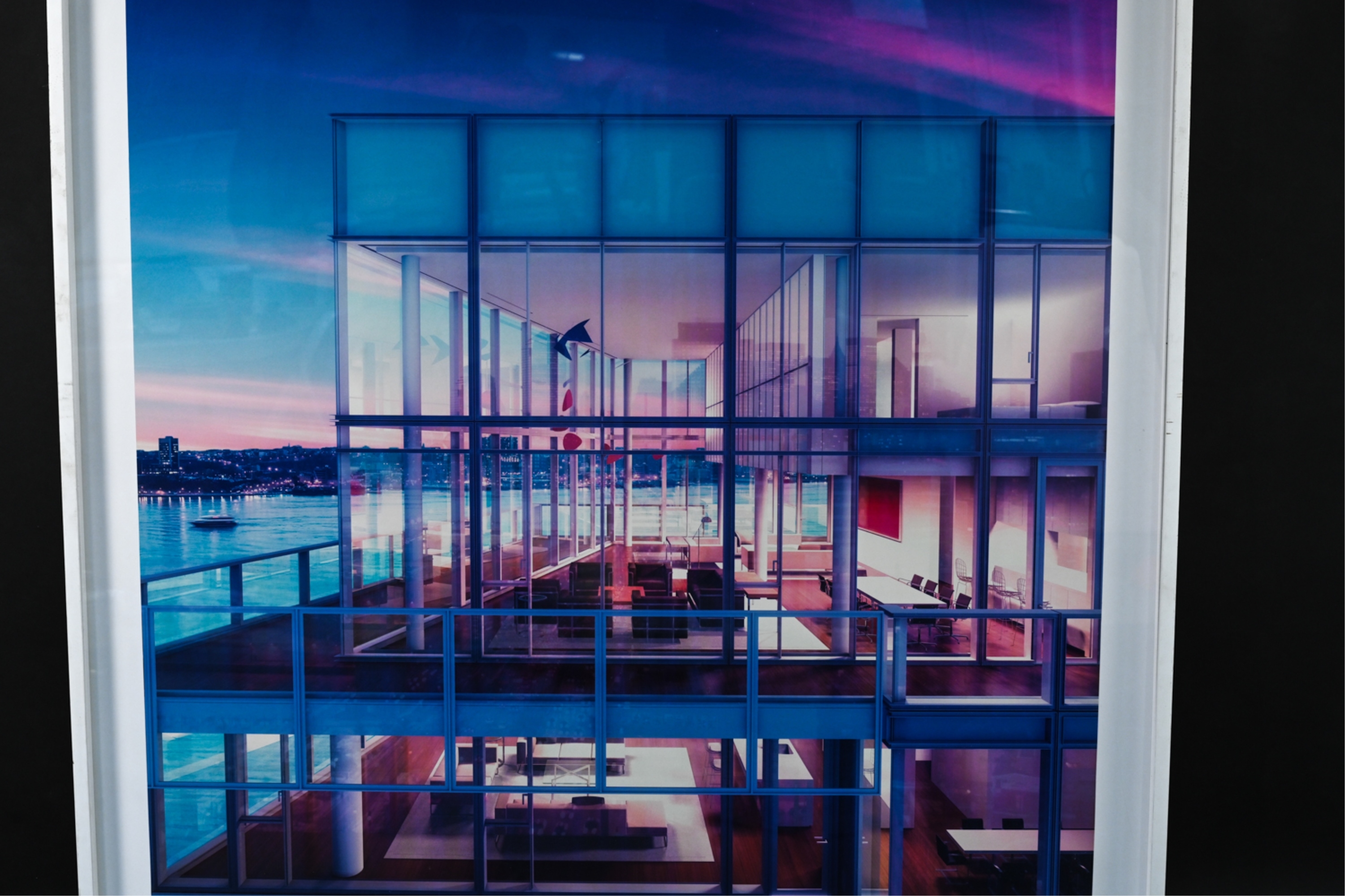 Richard Meier | RICHARD MEIER LARGE ARCHITECTURAL RENDERING PRINT ...