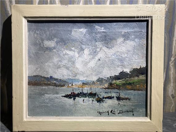 Boats in the bay of Douarnenez by Marcel Le Doare