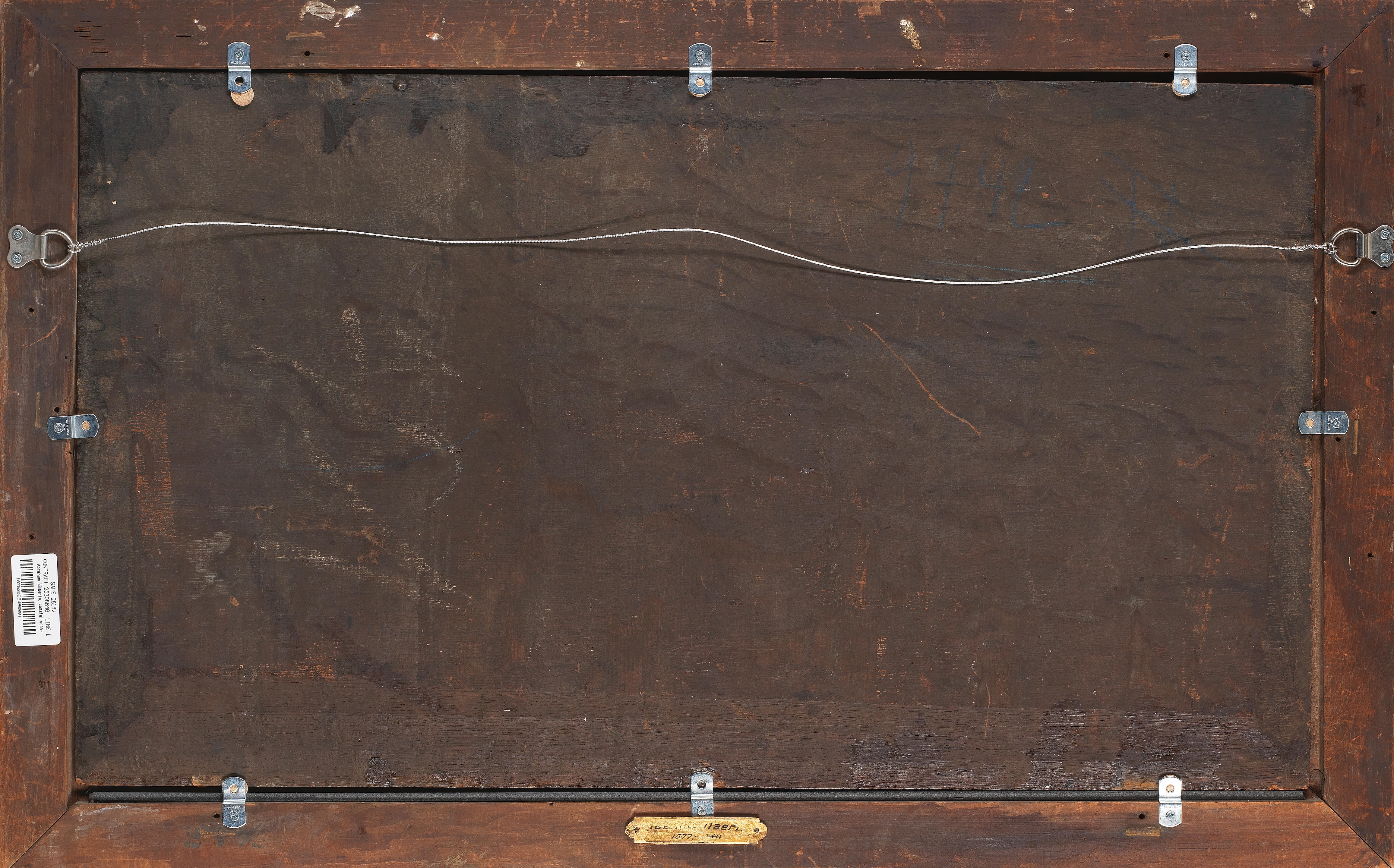 Artwork by Abraham Willaerts, A coastal scene with shipping and fisherman selling their catch, Made of oil on panel