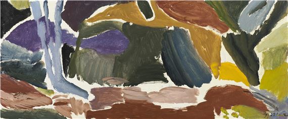 Divided Oak No. 3 by Ivon Hitchens, Painted in 1960.