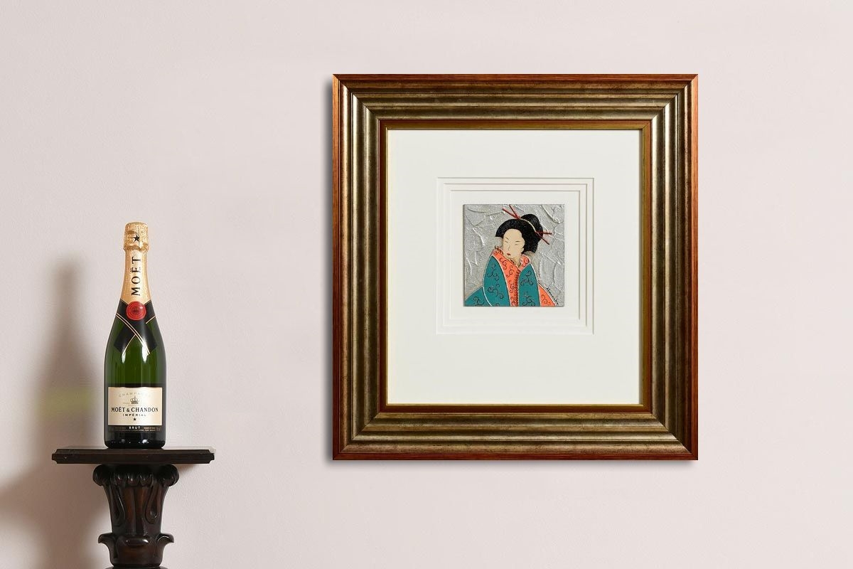 Artwork by Nuria Miro Almarache, Gaisha I, Made of mixed media