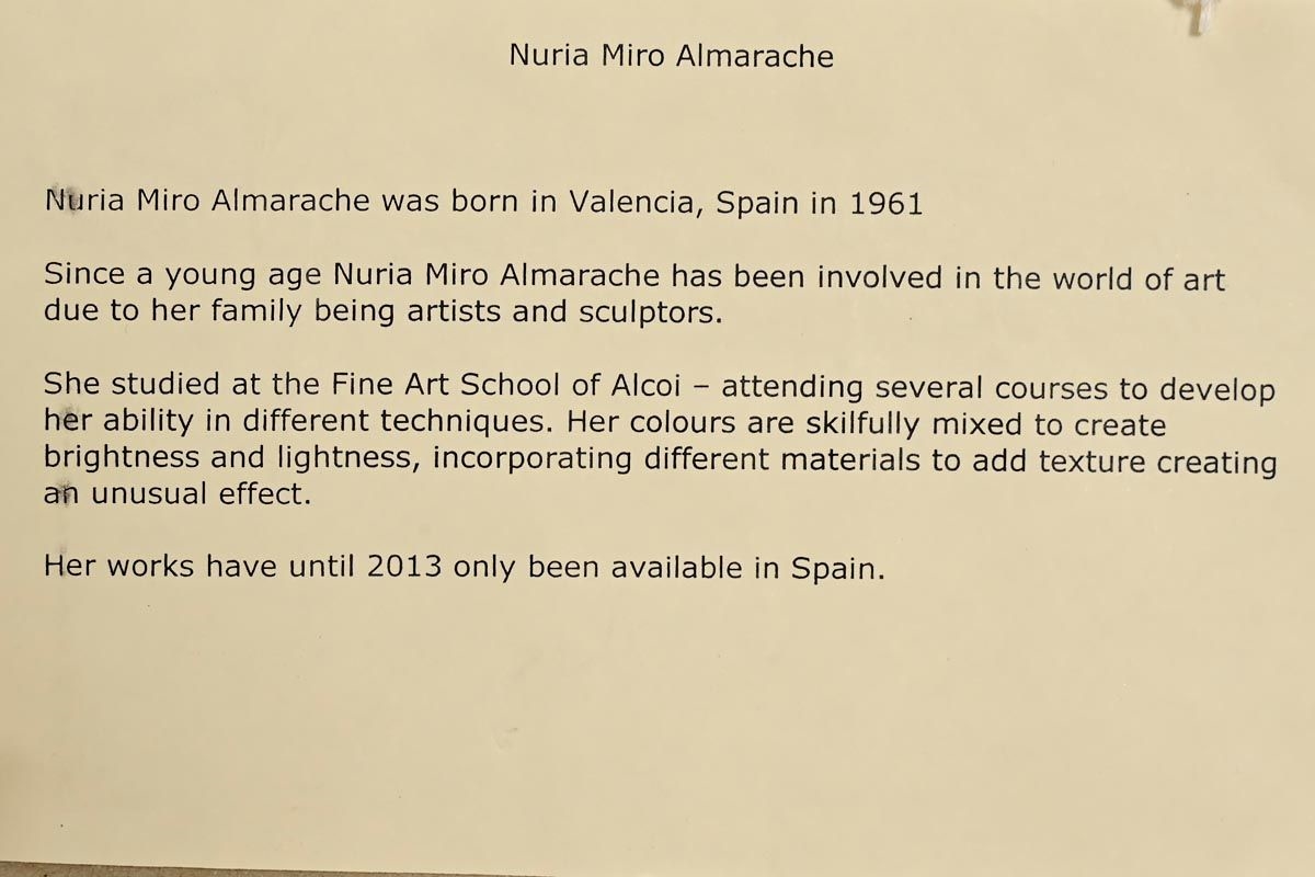 Artwork by Nuria Miro Almarache, Gaisha I, Made of mixed media