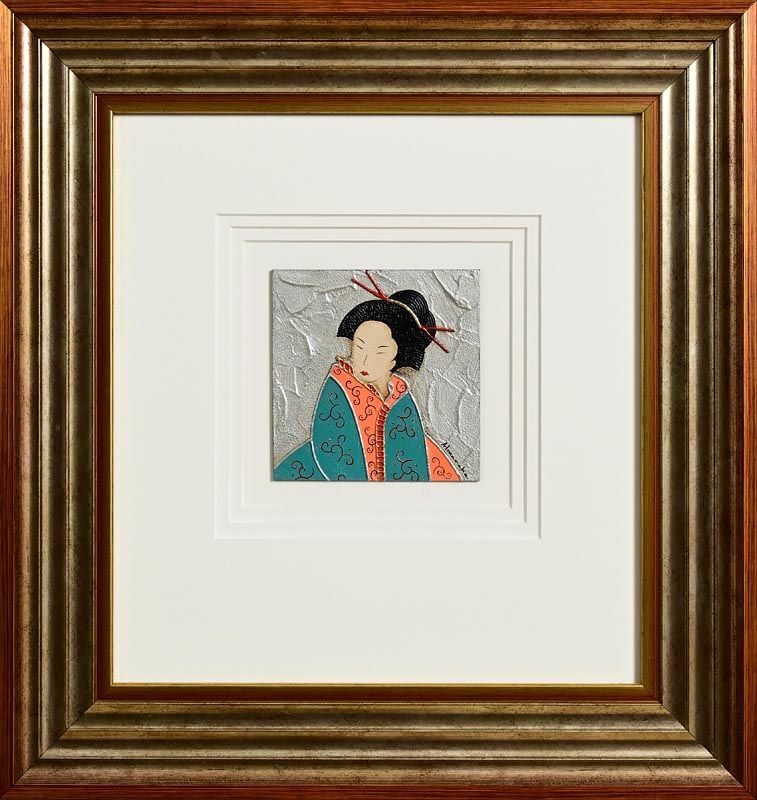 Artwork by Nuria Miro Almarache, Gaisha I, Made of mixed media