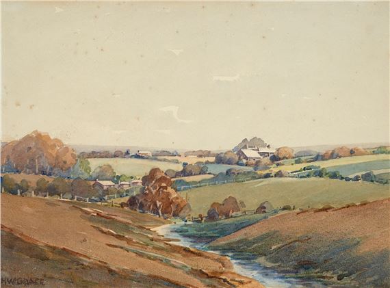 Landscape Near Lisarow, Central Coast by Hubert Wesley Grace