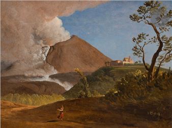 Vesuvius in eruption - Simon-Joseph-Alexandre-Clément Denis