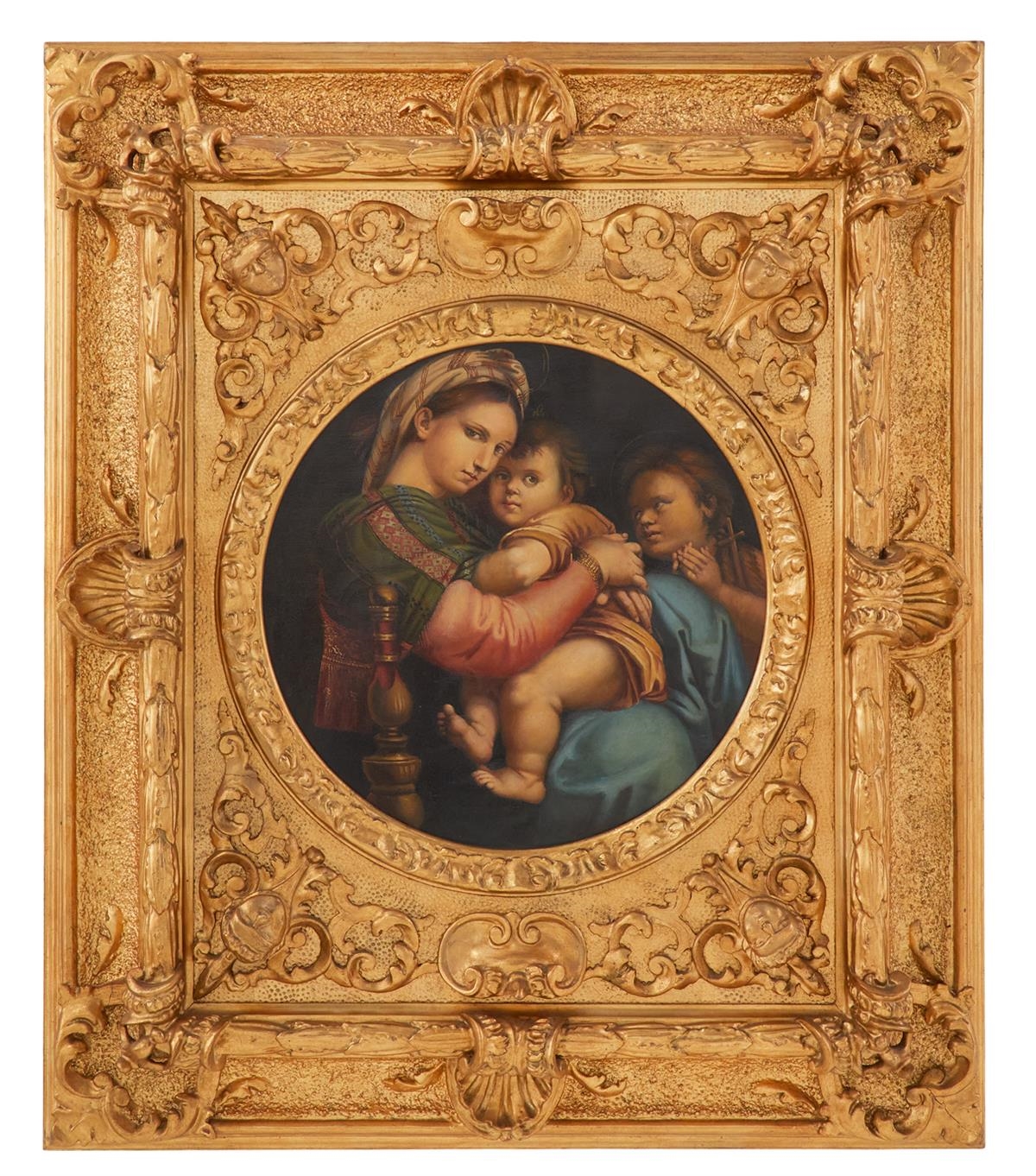 "Madonna della Sedia" by Raffaello Sanzio
