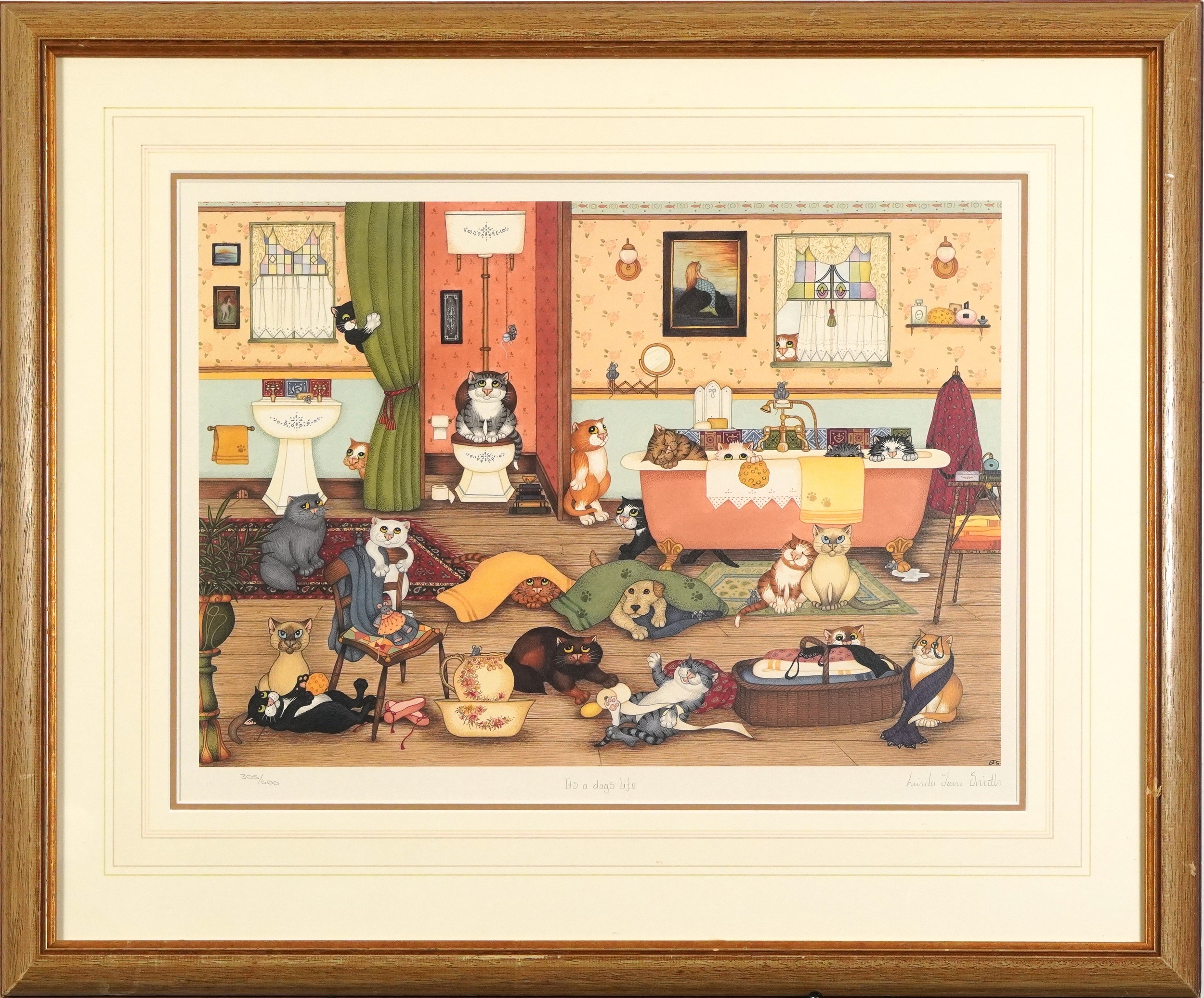 Artwork by Linda Jane Smith, It's a Dog's Life and Who Dunnit?, Made of prints in colour