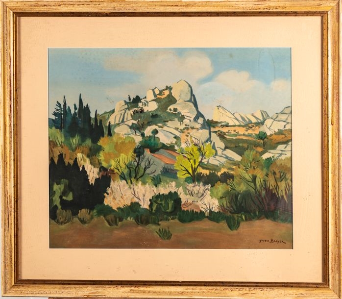 Yves Brayer Landscape of the alpilles MutualArt